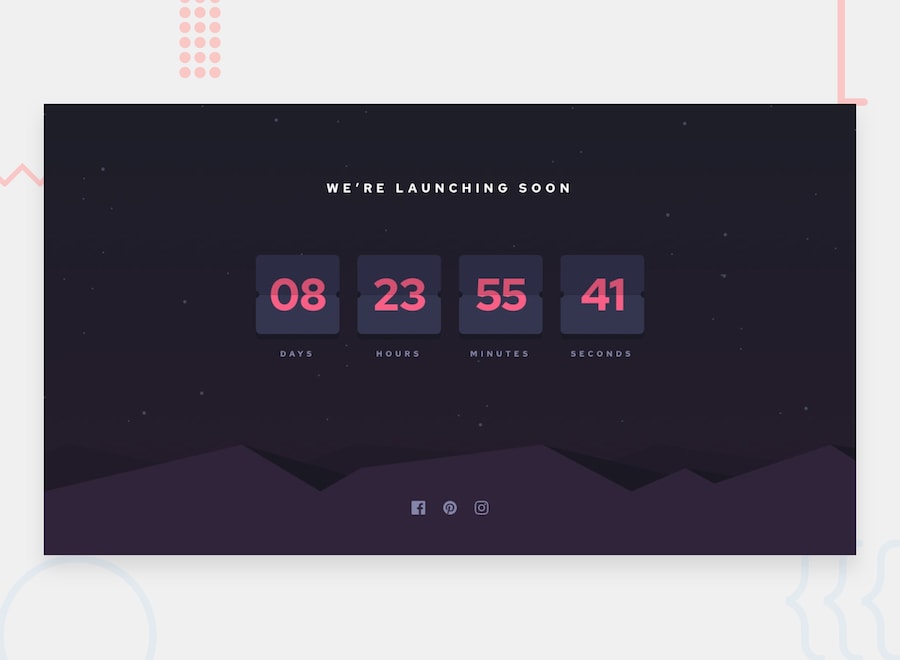 Launch countdown timer